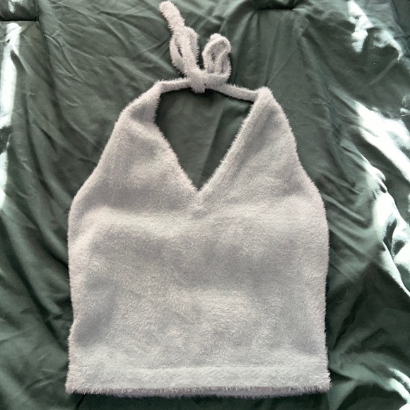 L Gymshark x Whitney Simmons V5 Eyelash Halter Top - Picture 1 of 3